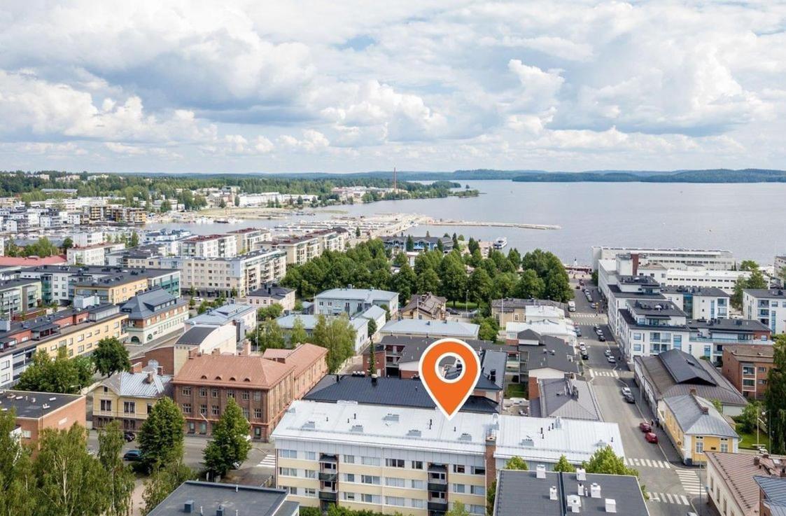 City Apartment Snellmaninkatu 22 A, Yksityinen Pistokkeellinen Paikoitus Sisaeltyy Hintaan Kuopio Esterno foto